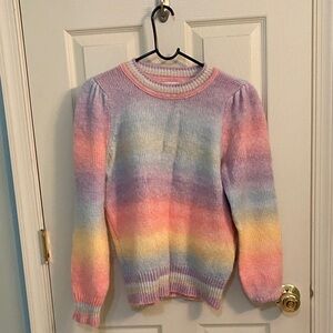 Charter Club Pastel Rainbow Sweater